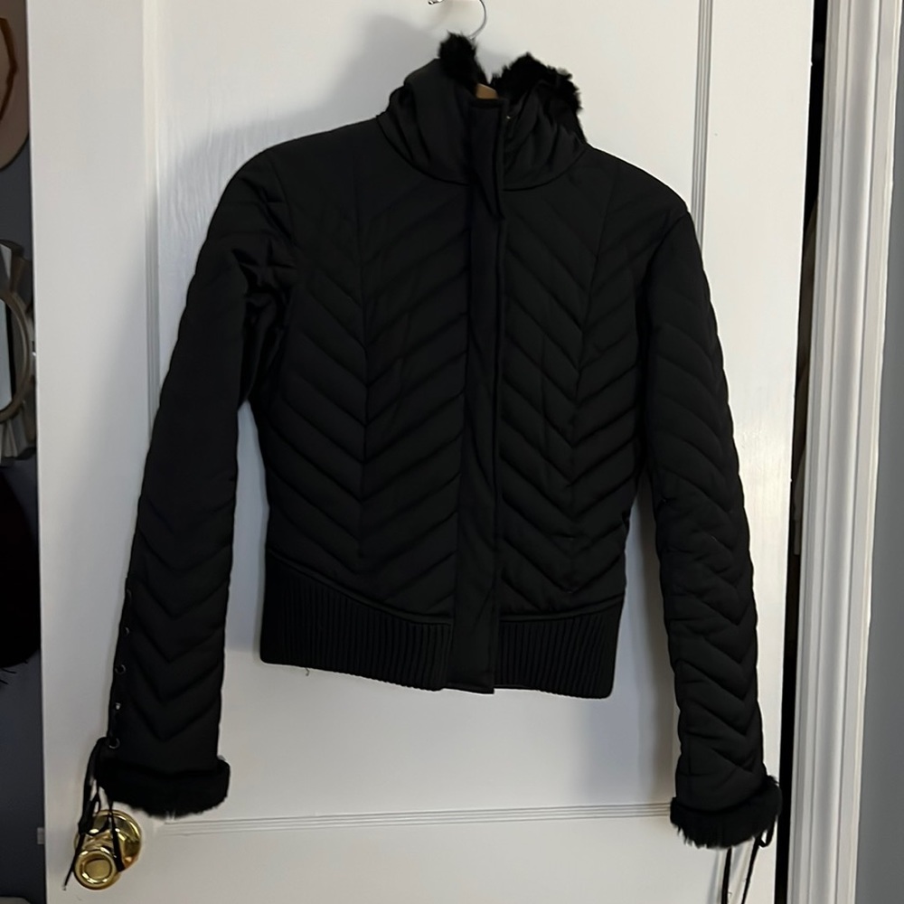 Bebe corset back coat